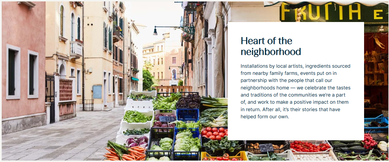 Heart of the neighborhood