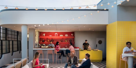 Lively settings for socializing